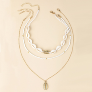Ocean Series Shell & Beads Necklace Set