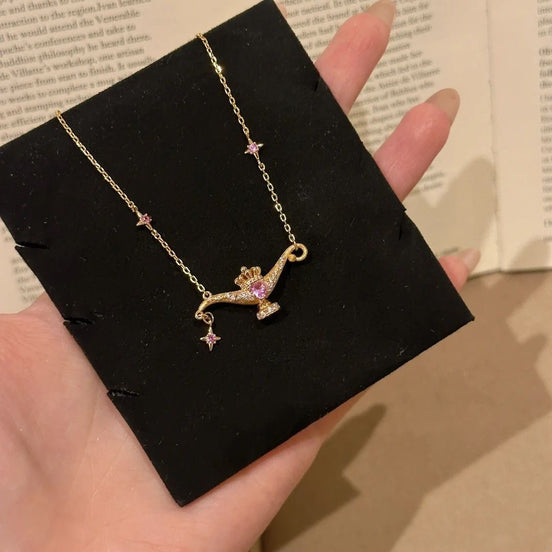 Aladdin's Magic Lamp Pendant Necklace
