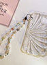 Colourful Beads & Pearl Phone Strap