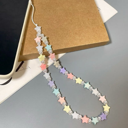 Colourful Star Phone Strap